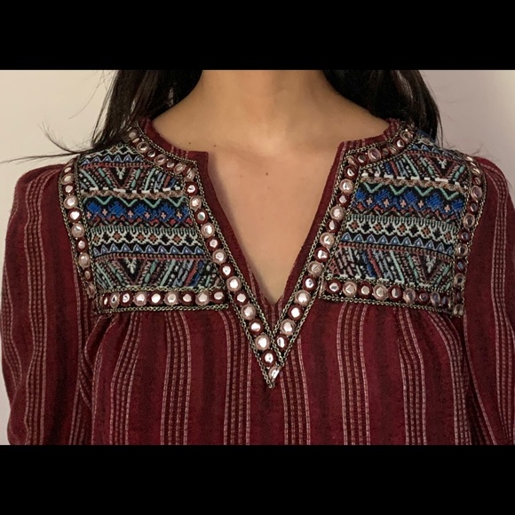 Colourful Embroidered Blouse - Picture 2 of 5